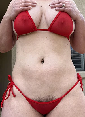 I wonder if the neighbors like my new bathing suit