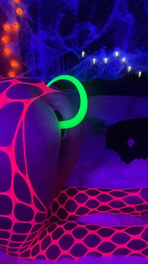 Neon butt plug for Halloween?