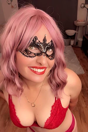 Behind the mask is a dripping wet secret…