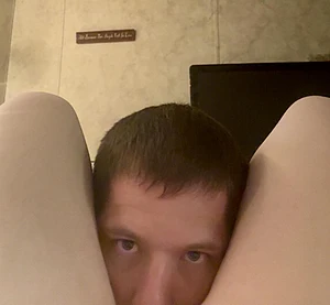 Best view, him between my legs! My mouth is still open, who wants to join?