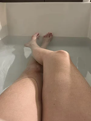 Toes in the tub?