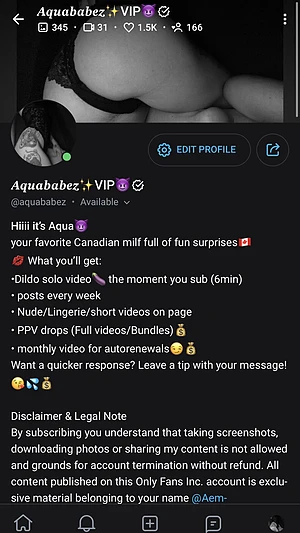 https://onlyfans.com/aquababez $20 a month why havenβt you joined babe ?