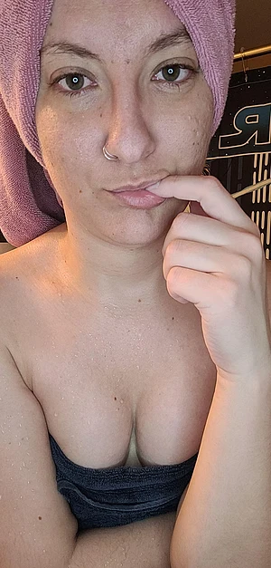 Fresh outta the shower