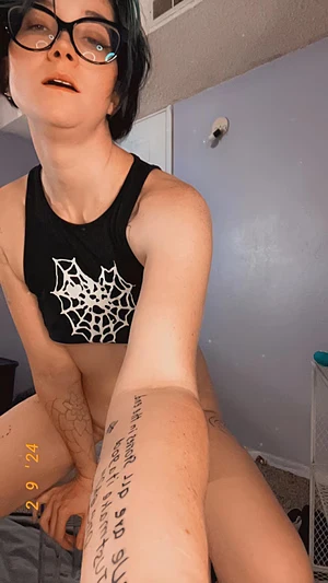 Just a quiet night with my favorite dildo