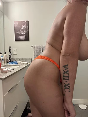 Orange panties