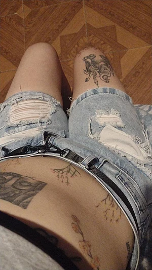 My ripped Pants shorts are perfect for today